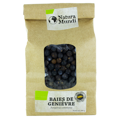 Cure dépurative au genévrier Natura Mundi, pilulier de baies de genévrier, complément alimentaire