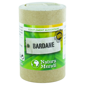 Bardane Natura Mundi, pilulier de 120 gélules, complément alimentaire