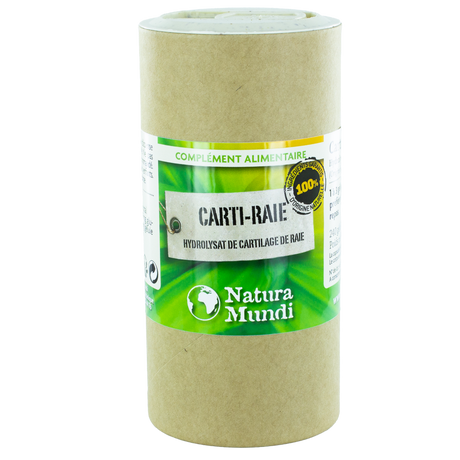 Carti-Raie, hydrolysat de cartilage de raie Natura Mundi, pilulier de 240 gélules