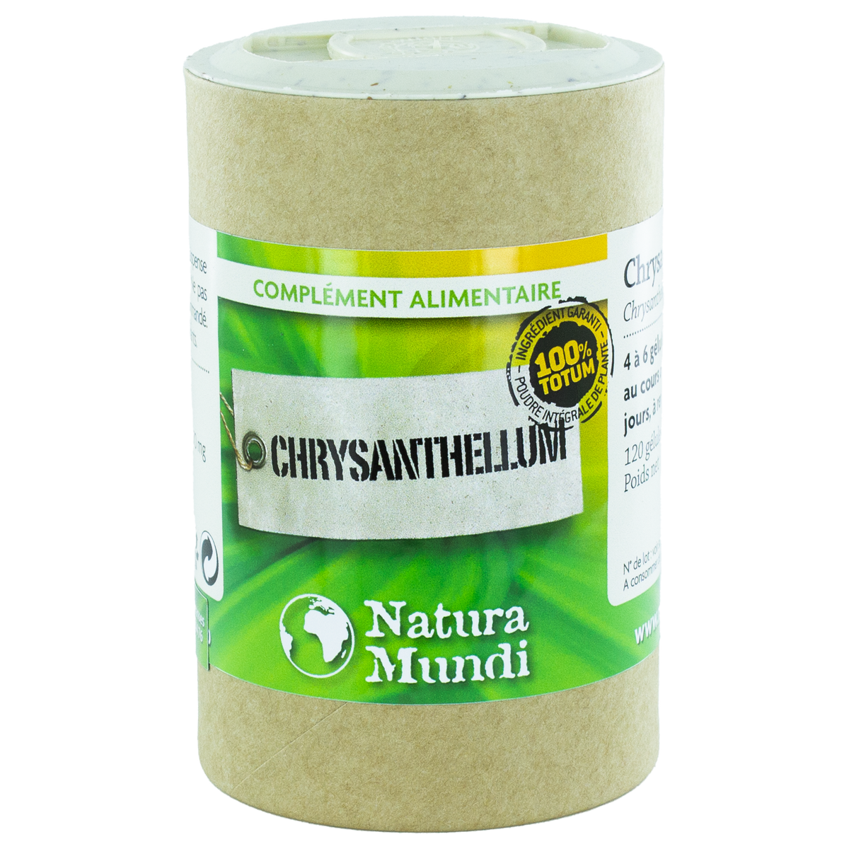 Chrysanthellum Natura Mundi, pilulier de 120 gélules, complément alimentaire