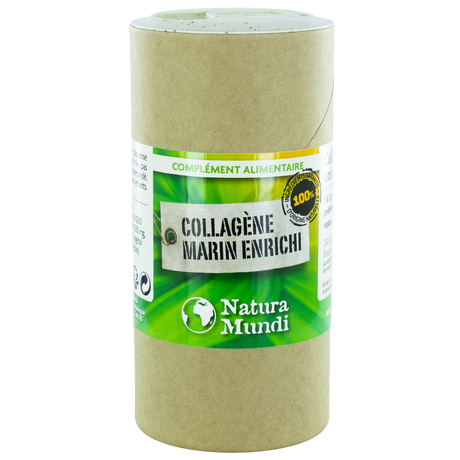 Collagène marin enrichi Natura Mundi, pilulier de 240 gélules