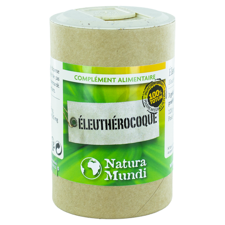 Éleuthérocoque Natura Mundi, pilulier de 120 gélules, complément alimentaire