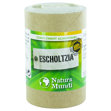 Escholtzia Natura Mundi, pilulier de 120 gélules, complément alimentaire