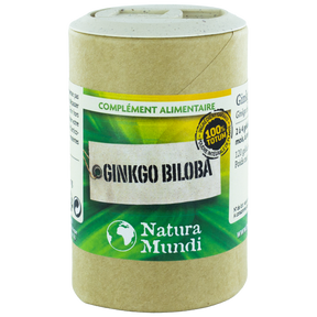 Ginkgo (Totum) Natura Mundi, pilulier de 120 gélules, complément alimentaire