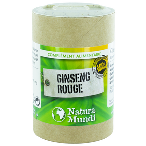 Ginseng rouge Natura Mundi, pilulier de 120 gélules, complément alimentaire