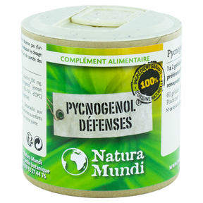 Pycnogenol® Défenses Natura Mundi, pilulier de 60 gélules, complément alimentaire