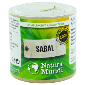 Sabal Natura Mundi, pilulier de 60 gélules, complément alimentaire