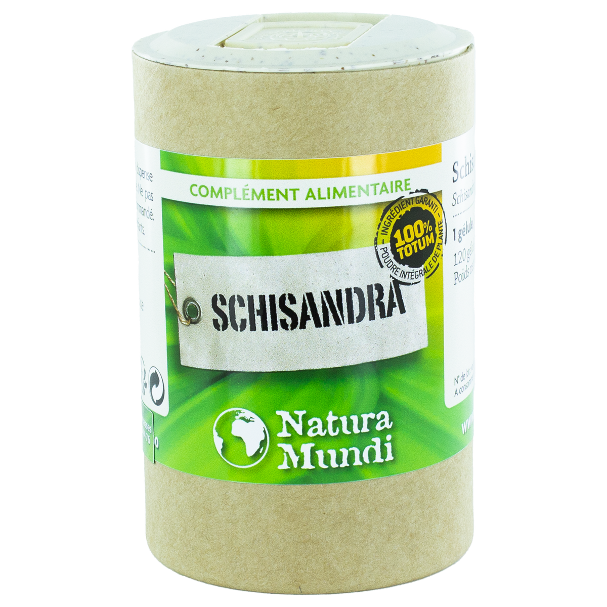 Schisandra Natura Mundi, pilulier de 120 gélules, complément alimentaire