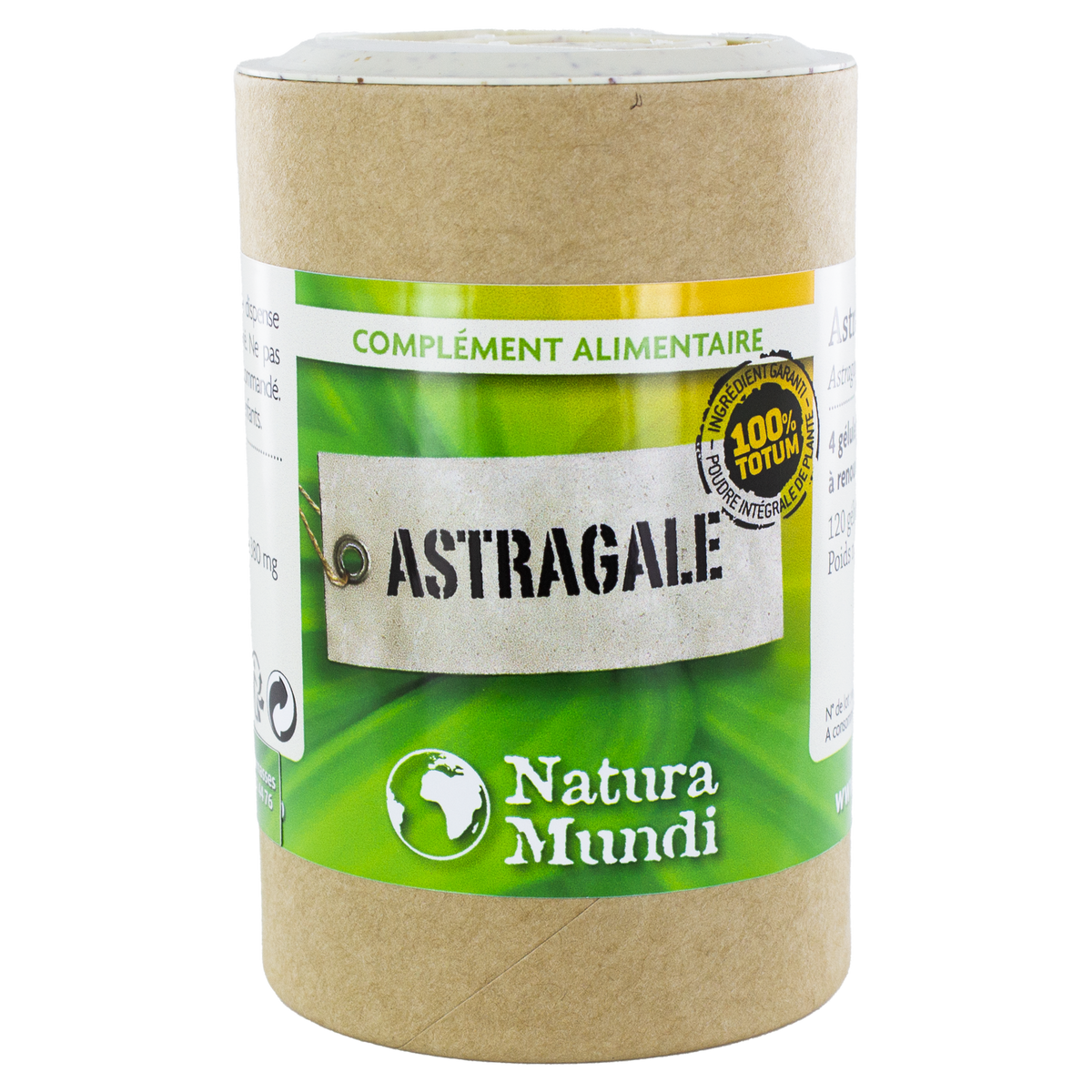 Astragale Natura Mundi, pilulier de 120 gélules, complément alimentaire