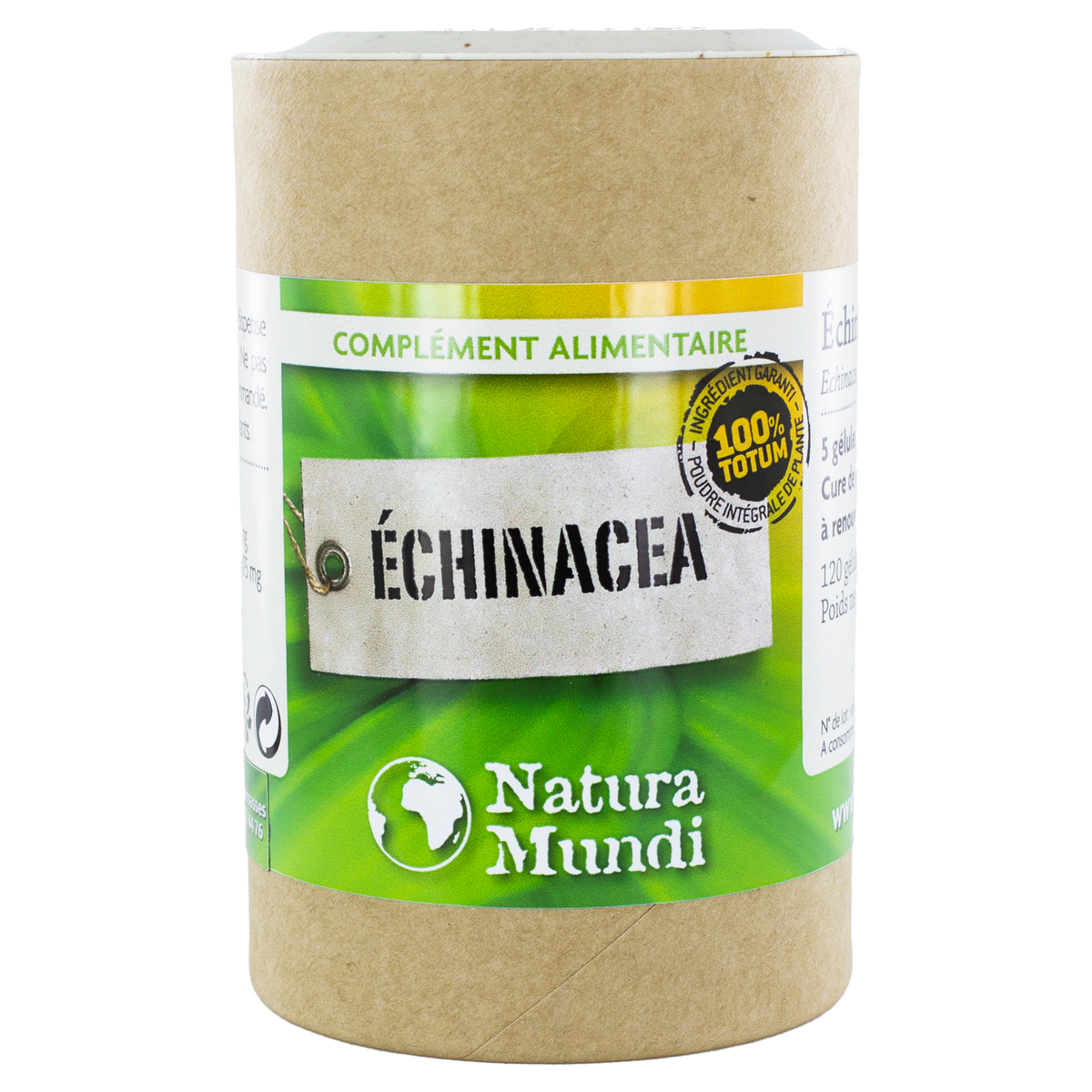 Echinacea Natura Mundi, pilulier de 120 gélules, complément alimentaire