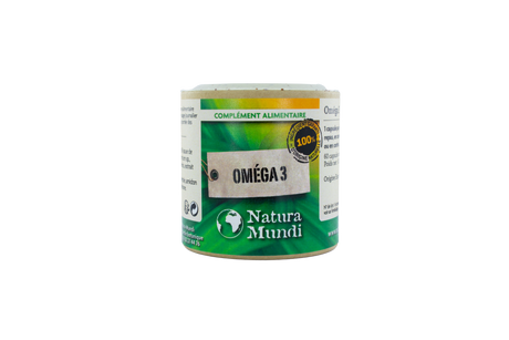 Oméga 3 Natura Mundi, pilulier de 60 capsules