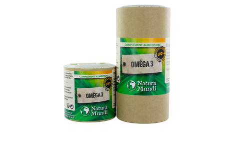 Oméga 3 Natura Mundi, piluliers de 60 et 240 capsules