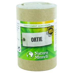 Ortie Natura Mundi, pilulier de 120 gélules, complément alimentaire