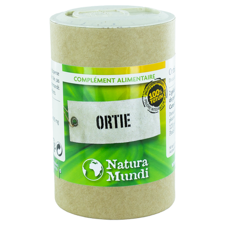 Ortie Natura Mundi, pilulier de 120 gélules, complément alimentaire