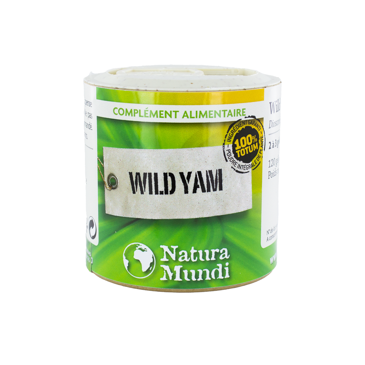 Wild Yam Natura Mundi, pilulier de 120 gélules, complément alimentaire