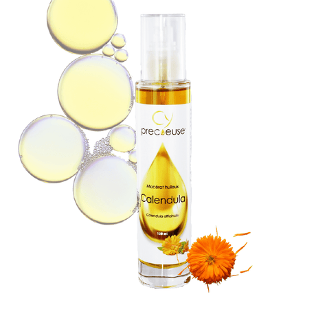 Calendula soucis huile végétale macérât peau adoucissant